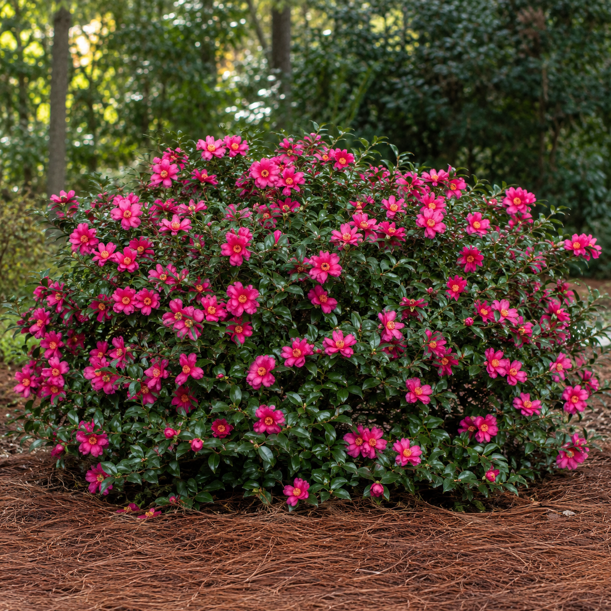 Camellia Shishi Gashira (Pink Rose)