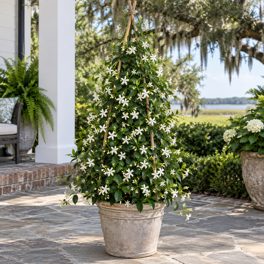 Confederate Jasmine teepee