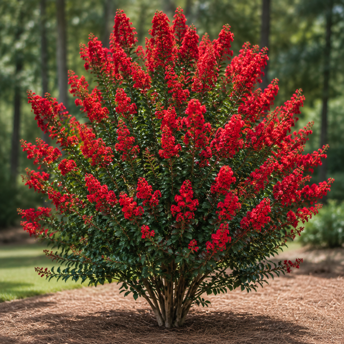 Crape Myrtle Ruffled Red Magic
