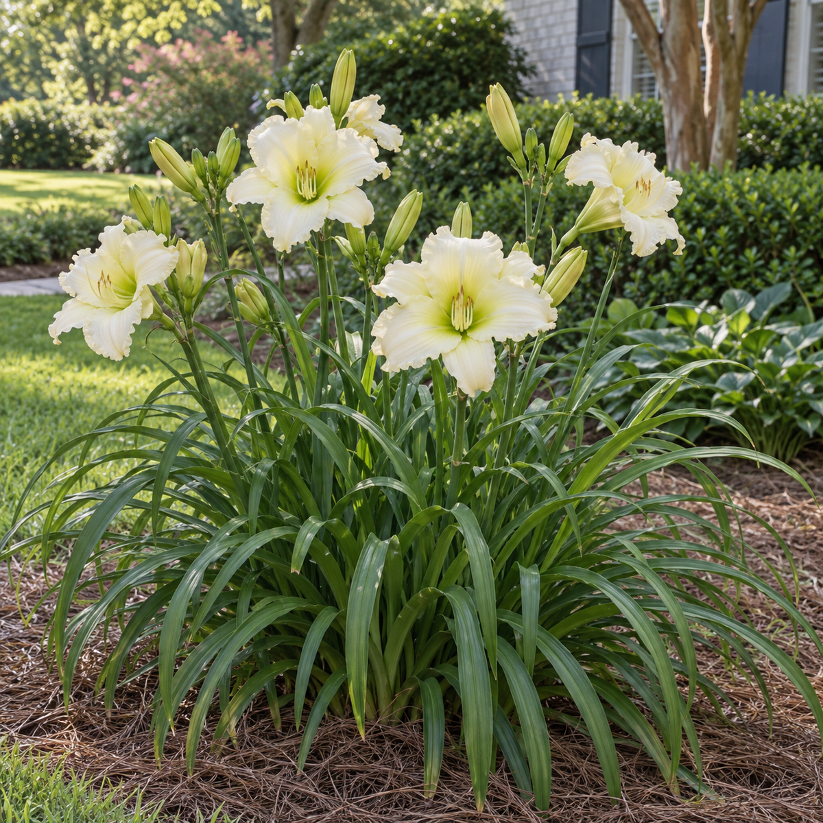 Daylily Joan Senior White