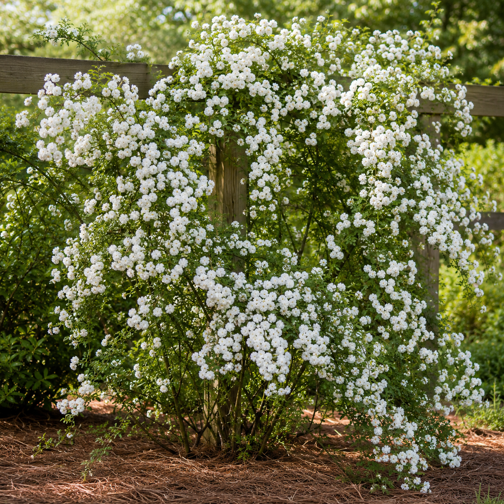 White Lady Banks Rose