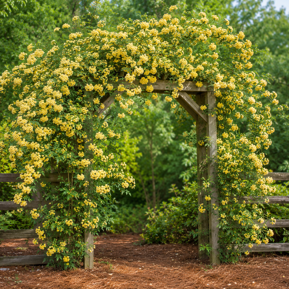 Yellow Lady Banks Rose
